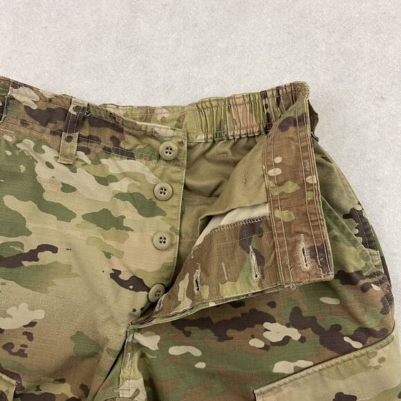 Military Combat Trousers Womens Size 28X30 Pants Green Camouflage Straight Leg - Picture 13 of 16